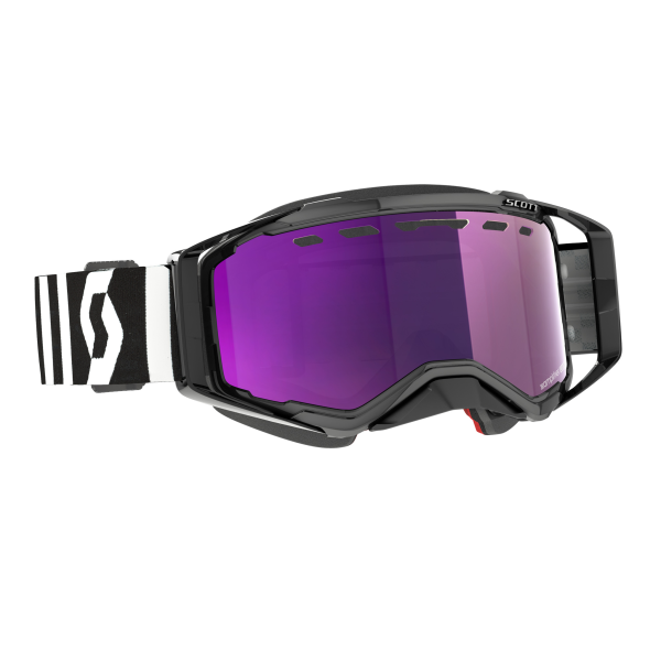 Scott Goggle Prospect Snow Cross racing black/white enhancer purple chrome, 1, nordicamoto.ro