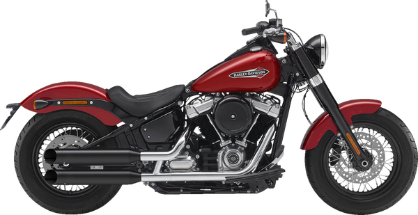 2in2 | Fusion Long Muffler Matte Black, 1, nordicamoto.ro