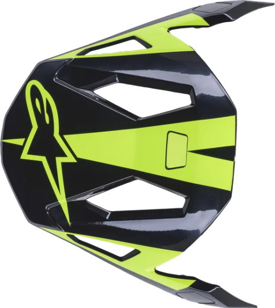 Vizor pentru casca MTB Alpinestars Missile Tech Black/Fluo Yellow ONE SIZE, 1, nordicamoto.ro