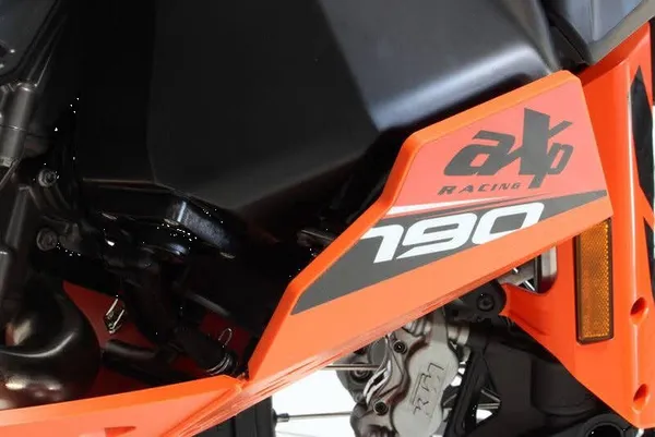 AXP Racing motorvédő a KTM Adventure 790/890 (2019–2023) modellekhez, narancssárga, 4, nordicamoto.ro