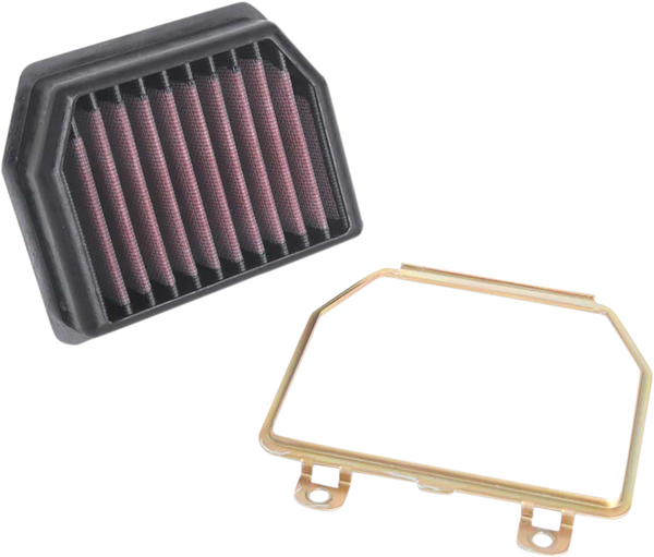 High-flow Air Filter Black, Red, 2, nordicamoto.ro