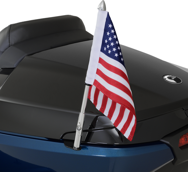 Flag Pole For Can-am Rt With Us Flag Silver, 2, nordicamoto.ro