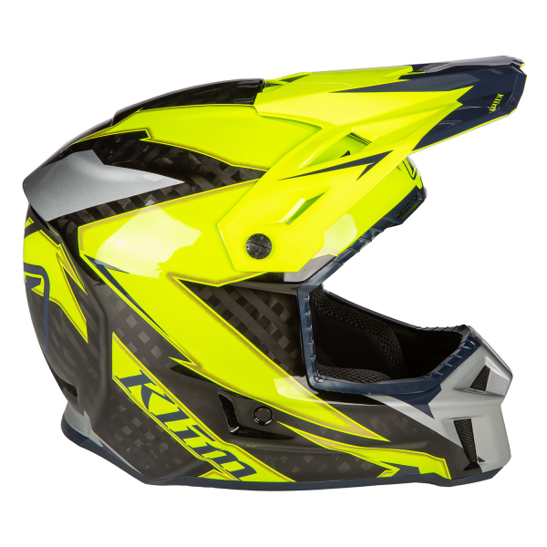 Casca Klim F3 Carbon Off-Road ECE LIGHTNING WHITE, 22, nordicamoto.ro