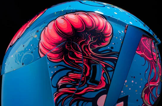 Airform Jellies Helmet Blue M, 10, nordicamoto.ro