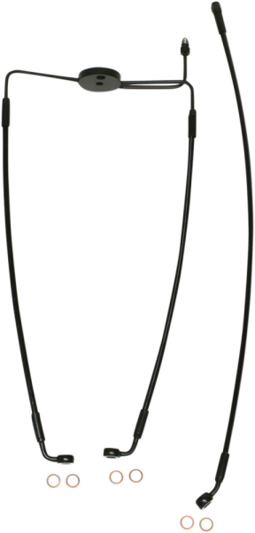 Xr Stainless Extreme Response Front Dot Brakeline Kit Black Oversize [+203 mm (8'')], 1, nordicamoto.ro
