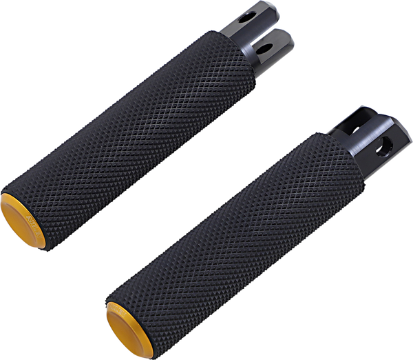 M-eight Fusion Footpegs Black, Gold, 2, nordicamoto.ro