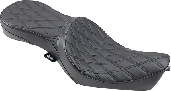 2-up Double Bucket Vinyl Seat Black, 1, nordicamoto.ro