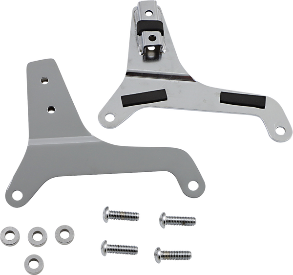Chrome Sissy Bar Side Brackets Chrome, 3, nordicamoto.ro