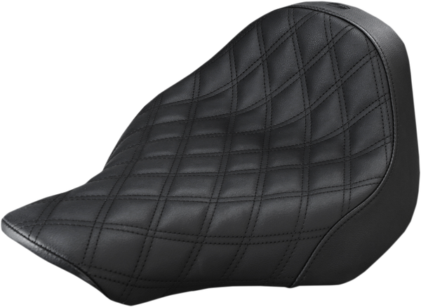 Renegade Lattice Stitch Solo Seat Black, 1, nordicamoto.ro