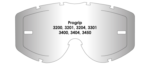 AirScreen Progrip lencse 3200/3201/3204/3301/3400/3404/3450 átlátszó, 2, nordicamoto.ro