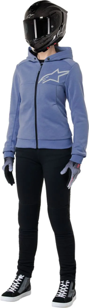 Alpinestars Stella Chrome V2 Sport Blue S női kabát/kapucnis pulóver, 3, nordicamoto.ro