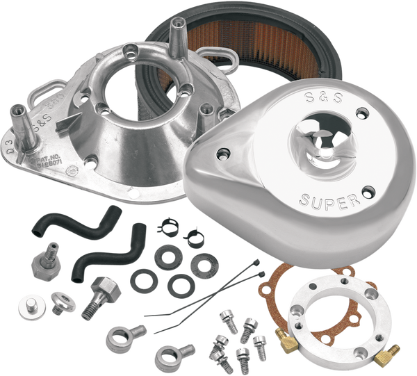 Air Cleaner Kit Silver, 1, nordicamoto.ro
