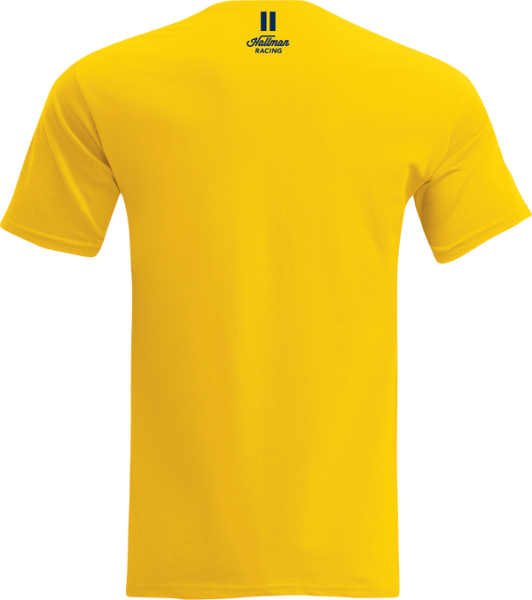 Tricou Thor Hallman Heritage Yellow L, 3, nordicamoto.ro