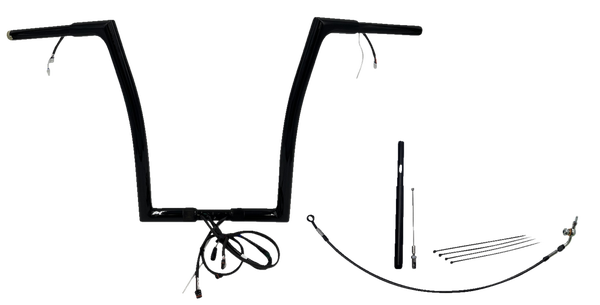 Plug & Play Ez Install 1-1/4(r) Flat Top Handlebar Kit Black, 1, nordicamoto.ro