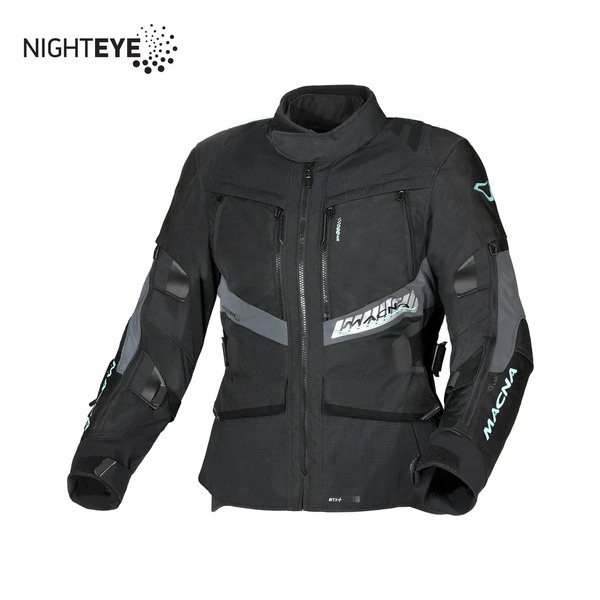 Geaca textil impermeabila dama touring/adventure MACNA DOMANE Negru M, 7, nordicamoto.ro