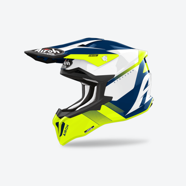 Airoh Strycker Blazer sárga fényes enduro sisak, 1, nordicamoto.ro
