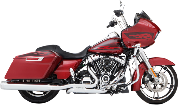 Exhaust System Slimline 45 2 Into 2 For Touring Silver, 1, nordicamoto.ro