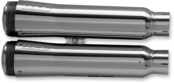 Fatshots Slip-on Muffler Chrome, 1, nordicamoto.ro