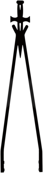 Daggertude Styled Sissy Bar Sticks Black, 1, nordicamoto.ro
