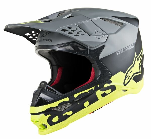 Helmet Sm8 Rdm Bk-g-ylBlack, Fluorescent Yellow, Gray, Matte  2XL, 1, nordicamoto.ro