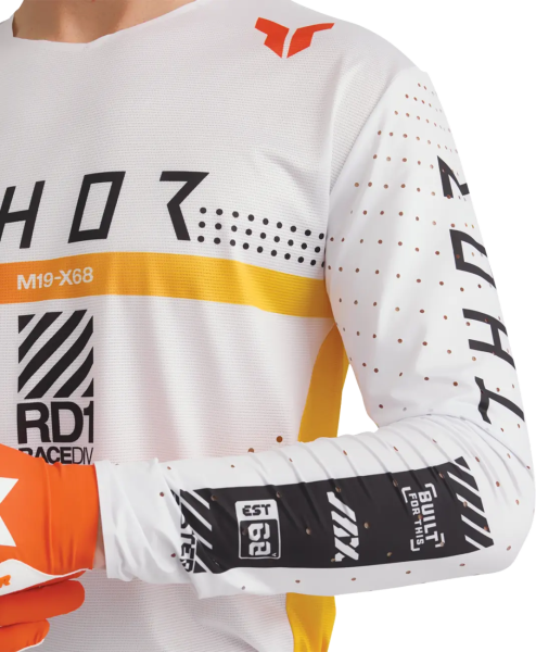 Tricou Thor Sportmode Synth Alb S, 6, nordicamoto.ro