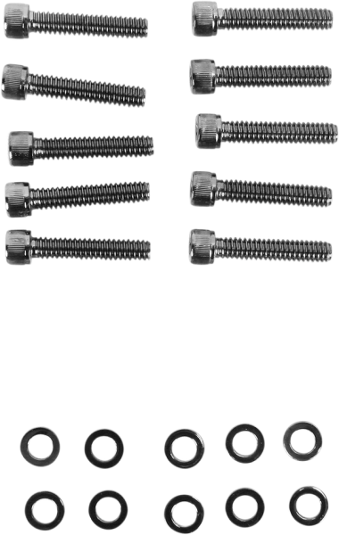Socket-head Bolt Set Black Chrome, 1, nordicamoto.ro