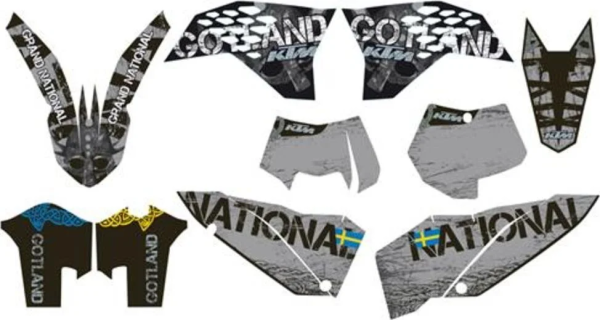 GOTLAND GRAPHICS KIT, 1, nordicamoto.ro