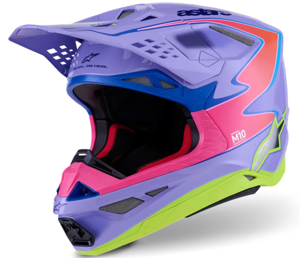 Alpinestars Supertech M10 Jett Lawrence R01 lila XS bukósisak, 1, nordicamoto.ro