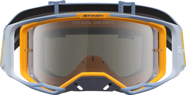 Alpinestars Vision 8 Maven porkék/narancssárga/színezett lencsés védőszemüveg, 4, nordicamoto.ro
