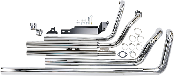 Speedster Long Exhaust System Chrome, 2, nordicamoto.ro