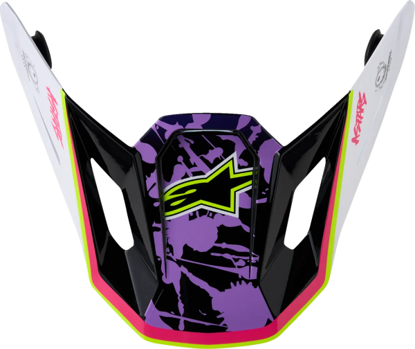 Alpinestars SM7 sisak, lila/rózsaszín/fehér, 1, nordicamoto.ro