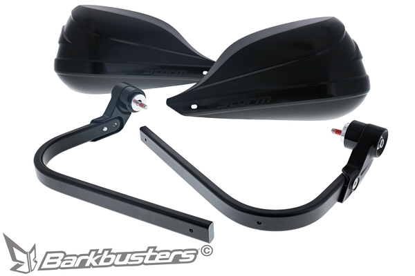 Storm Handguard – Single Point Bar End Mount - Threaded Black, 1, nordicamoto.ro