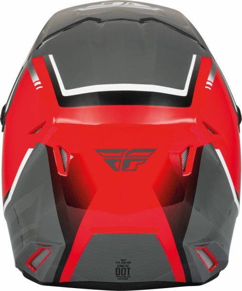 Casca Moto Fly ECE Kinetic Vision sisak, piros/szürke, S méret, 2, nordicamoto.ro