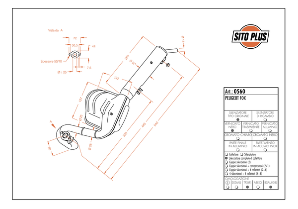 Sitoplus Full-system Exhaust Black, 2, nordicamoto.ro