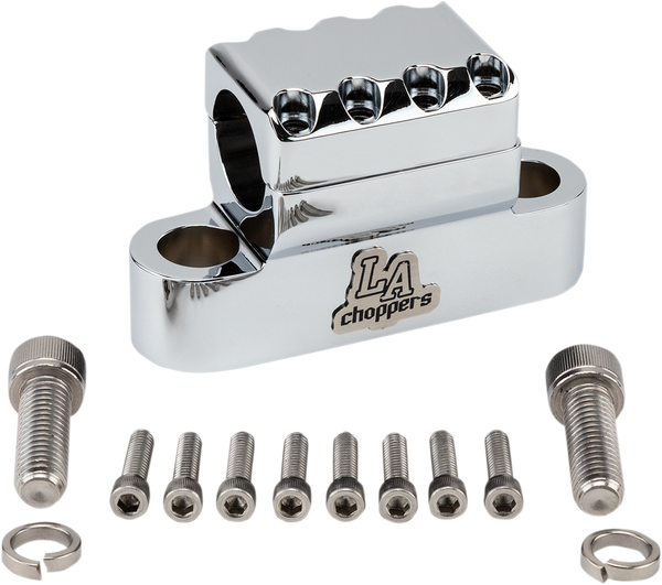 Kage Fighter Handlebar Clamp Silver, 1, nordicamoto.ro