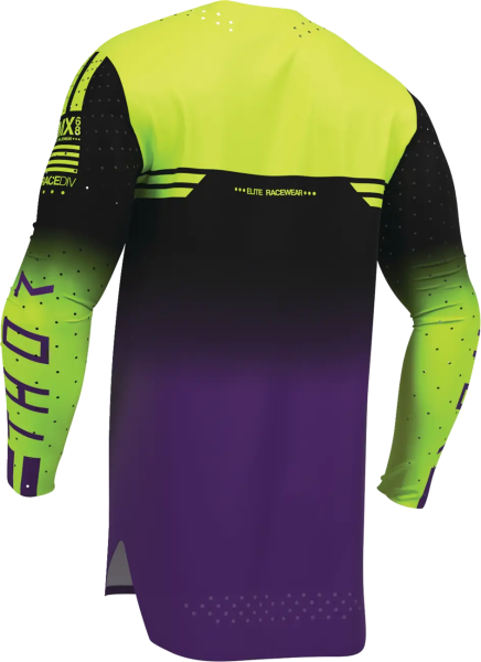 Thor Sportmode Geo póló – Mozgás/Sárga/Fekete XXL, 3, nordicamoto.ro