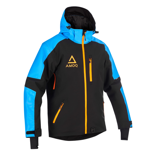 AMOQ Void V2 Jacket Insulated Black/Sky Blue/Orange S, 1, nordicamoto.ro