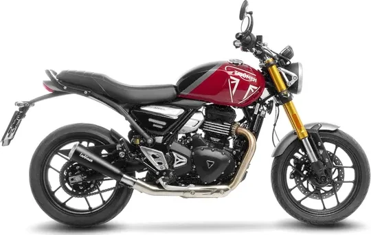 LeoVince GP One Slip-On kipufogórendszer a Triumph Scrambler 400 X-hez, 7, nordicamoto.ro