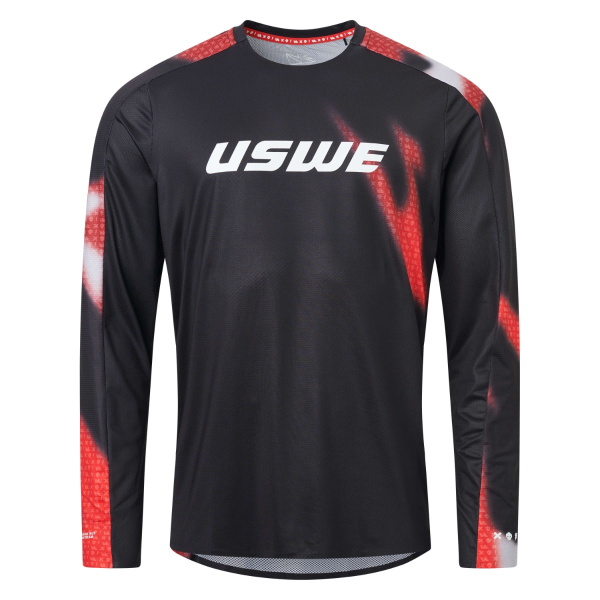 USWE Kalk Off-Road Flame Red póló, L-es méret, 3, nordicamoto.ro