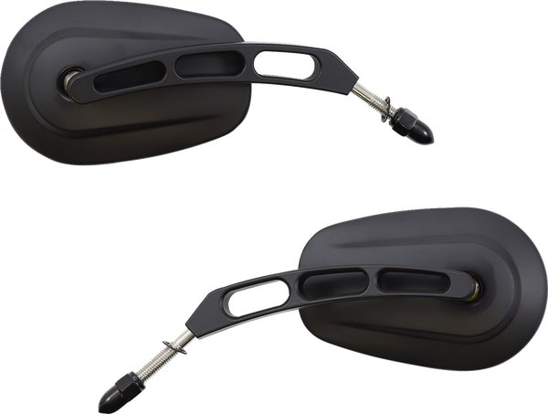 Thru-mount Mirror Black, Matte, 1, nordicamoto.ro