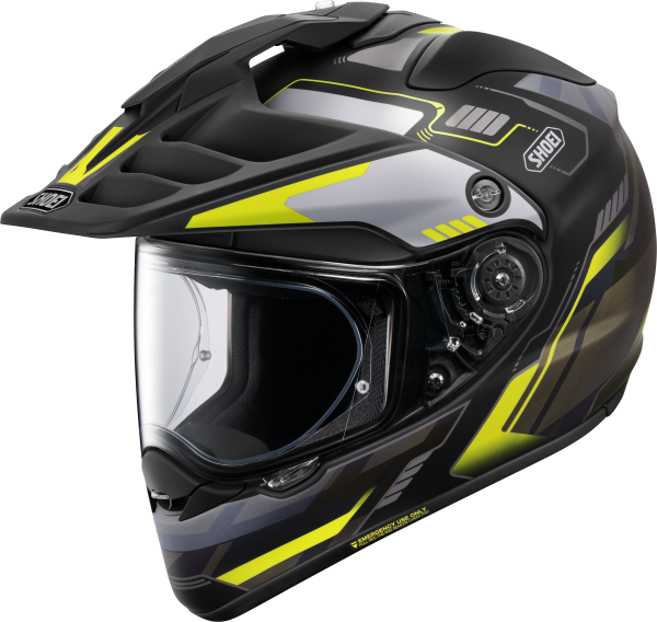 Casca SHOEI HORNET-ADV06 Invigorate TC-3 Negru/Maro/Galben S, 1, nordicamoto.ro