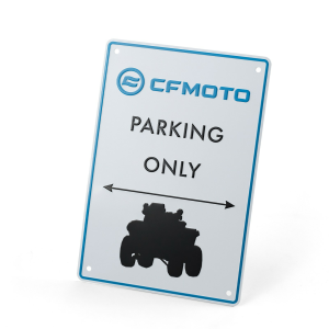CFMOTO „ATV PARKING ONLY” díszlap – alumínium, 3, nordicamoto.ro