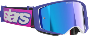 Motorkerékpáros szemüveg, Alpinestars Supertech Vision Vista lila/rózsaszín szemüveg, nordicamoto.ro