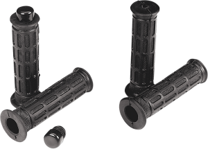 Laser Street Grips Black, 2, nordicamoto.ro