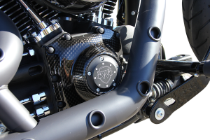 Ignition Cover Twin Cam Black, 4, nordicamoto.ro