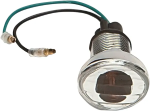 Flat Oval Marker Lights Clear, 1, nordicamoto.ro