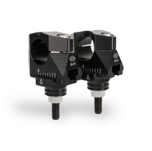 2d.gt Handlebar Risers Black, 1, nordicamoto.ro