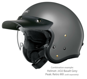 SHOEI J.O2 fúvóka sisak, bazalt szürke, XL, 3, nordicamoto.ro
