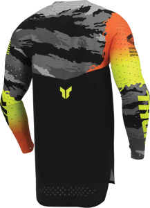 Thor Sportmode Recon LE póló, fekete/savanyú lime, L, 4, nordicamoto.ro