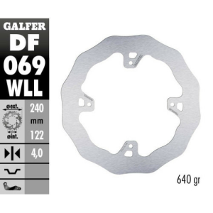 Honda CR 125/250R Galfer tömör hátsó féklemez, nordicamoto.ro